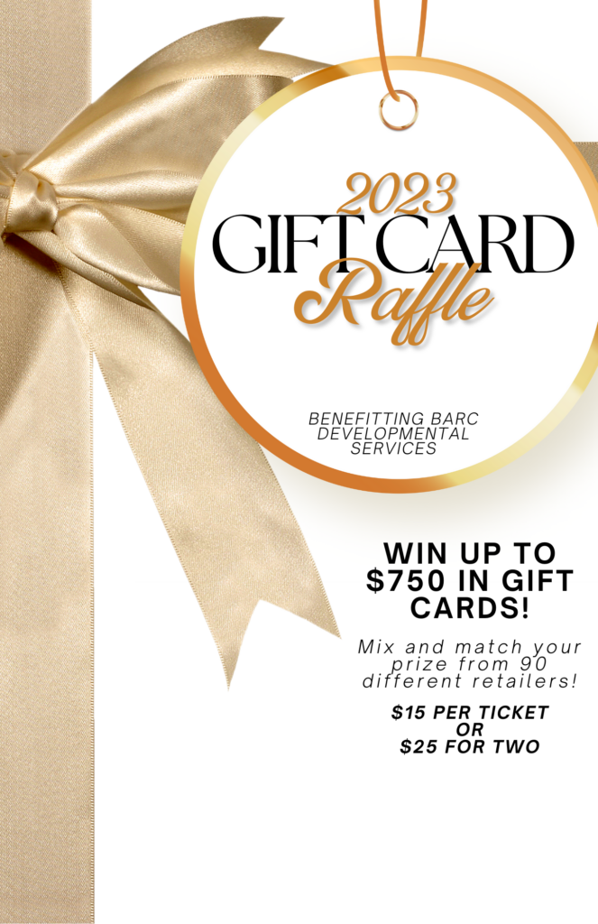 2023 Gift Card Raffle Barc Programs